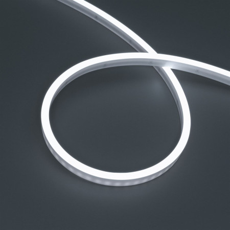Светодиодная лента герметичная WAVE-SIDE-PU-A120-06x12mm 24V White5700 (8 W/m, IP68, 5m, wire x2), Arlight